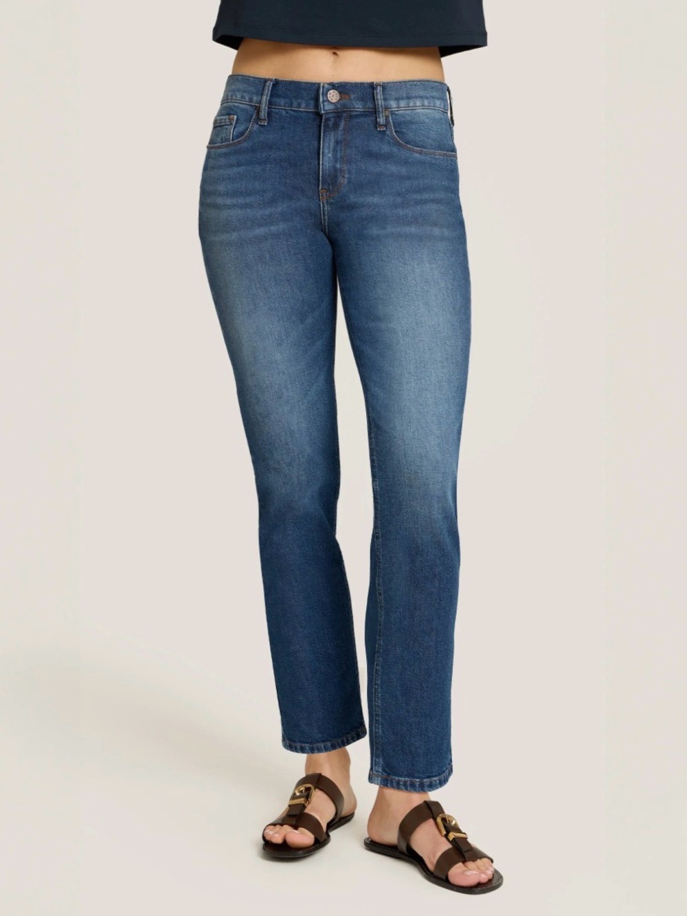 Mott & Bow Medium Blue Boyfriend Jeans Size 31x28